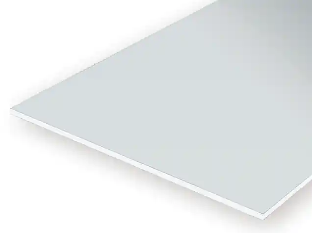 Veilige Betaling Evergreen 9010 Gladde Plaat Wit 152mmX292mm 0,3mm Dik - 4 stuks Styreen