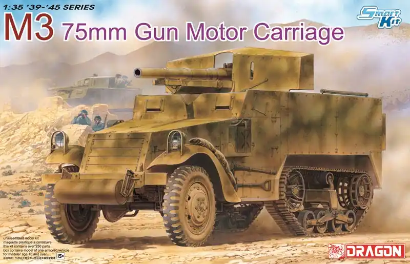 1 35 Dragon 6467 M3 75mm Gun Motor Carriage WWII - Amerikaans Militair Voertuig Plastic Modelbouwpakket Actieprijs