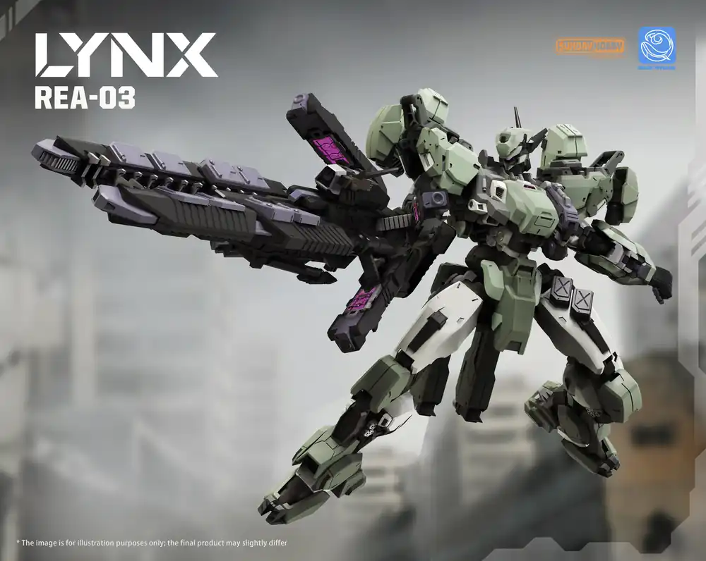 1 100 Takom REA03 LYNX - Mastercraft Saga Blue Whale Series - 8,2cm - 1 Mecha Figuur Plastic Modelbouwpakket Premium