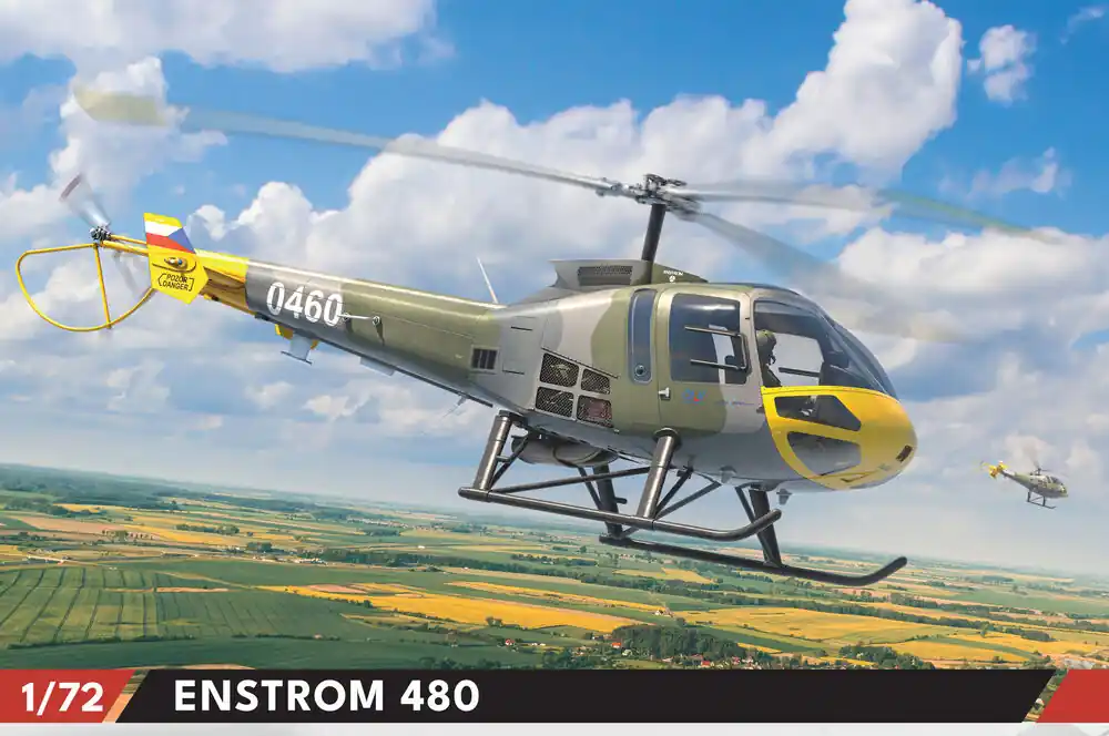 Gereduceerde Prijs 1 72 Eduard 972012 Enstrom 480 - Amerikaanse Helikopter Plastic Modelbouwpakket