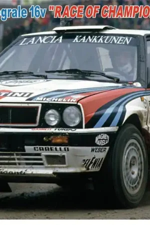 1 24 Hasegawa 20785 Lancia Delta HF Integrale 16v - Race of Champions 1991 - Raceauto Plastic Modelbouwpakket Premium