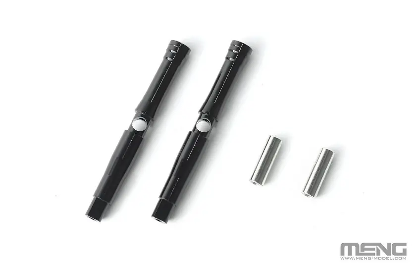 Op = Op 1 9 MENG SPS093 Kawasaki Ninja ZX-10RR Metalen Voorvork Set - Detailset voor MENG MT-008/MT-008s Plastic Modelbouwpakket