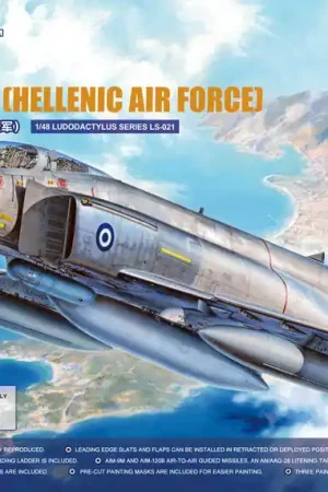 1 48 MENG LS021 McDonnell Douglas F-4E AUP Phantom II - Hellenic Air Force - Griekse Straaljager Plastic Modelbouwpakket Premium