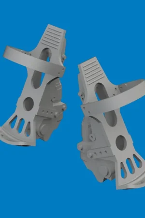1 24 Eduard 624009 Roerpedalen 3D-Print voor Messerschmitt Bf 109 G-5/G-6 - Airfix Resin onderdeel Beperkte Voorraad