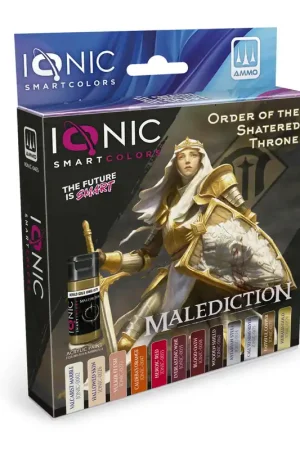 Voordeelprijs AMMO MIG IO0465 Ionic Smart Colors - Malediction Order of the Shattered Throne Kleurenset - Acryl Set 12x20ml Verf set