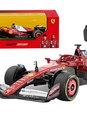 1 18 Jamara 402260 RC Auto - Ferrari SF-25 - 2,4GHz - Rood - Formule 1 Auto RC Model Kant en Klaar Merkproduct