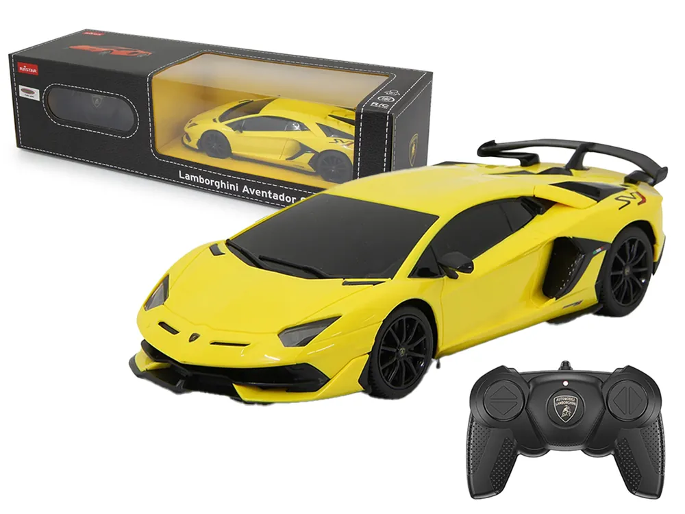 Voordeelprijs 1 24 Jamara 405187 RC Auto - Lamborghini Aventador SVJ - 2,4GHz - Geel RC Model Kant en Klaar