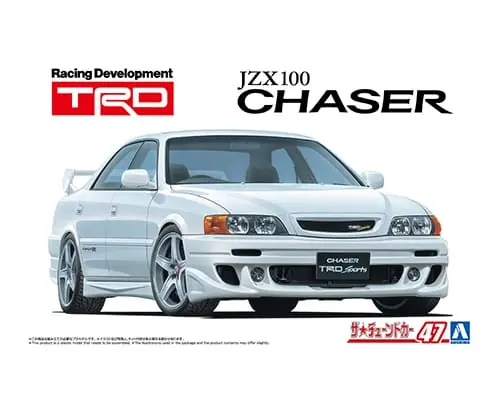1 24 Aoshima 06880 TRD JZX100 Toyota Chaser - Japanse Auto Plastic Modelbouwpakket Fabrieksprijs