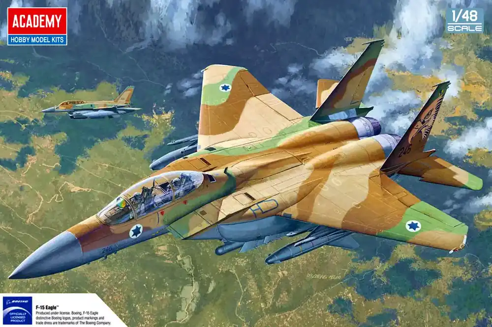 Uitverkoop 1 48 Academy 12217 McDonnell Douglas F-15I Ra‘am - Israëlische Straaljager Plastic Modelbouwpakket