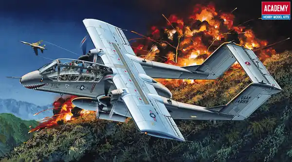 Express Levering 1 72 Academy 12463 North American Rockwell OV-10A Bronco - Vietnam War - Amerikaans Propellervliegtuig Plastic Modelbouwpakket