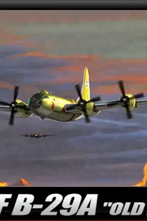1 72 Academy 12517 Boeing USAAF B-29A Superfortress Old Battler WWII - Amerikaans Propellervliegtuig Plastic Modelbouwpakket Hete Deal
