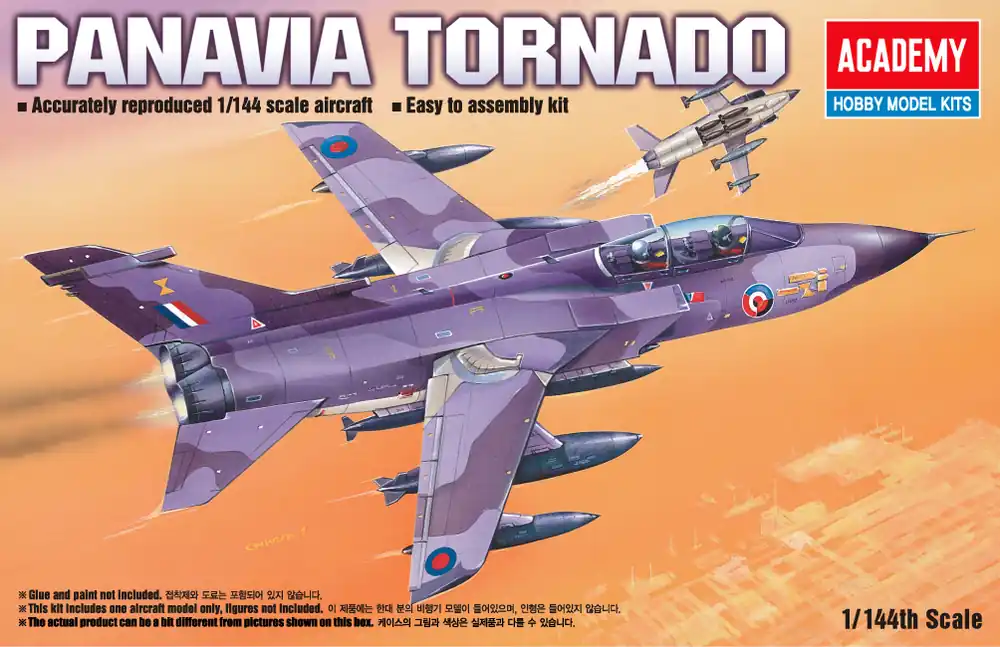 1 144 Academy 12607 Panavia Tornado - Europese Straaljager Plastic Modelbouwpakket Nu Kopen