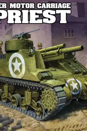 1 35 Academy 13210 U.S. Howitzer Motor Carriage M7 Priest WWII - Amerikaans Militair Voertuig Plastic Modelbouwpakket Veilige Betaling