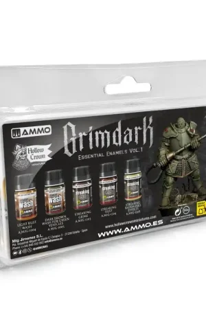 AMMO MIG 7998 Grimdark Essential Enamels Vol. 1 - Effecten Set 5x35ml Effecten set Aanbieding