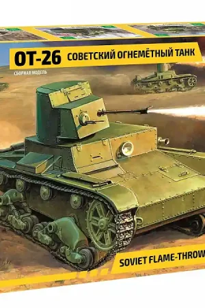 1 35 Zvezda 3540 OT-26 Vlammenwerpertank - Sovjet Tank Plastic Modelbouwpakket Populair