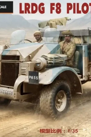 Gecertificeerd 1 35 Thunder Model 35313 LRDG F8 Pilot Car WWII - Britse Verkenningswagen Plastic Modelbouwpakket