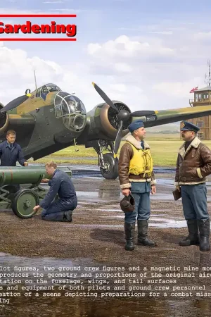 Meest Verkocht 1 48 ICM 48355 HP.52 Hampden Operation Gardening - Britse Torpedobommenwerper en 5 Figuren Plastic Modelbouwpakket