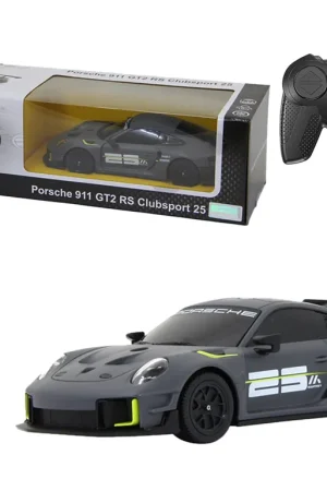 1 24 Jamara 402131 RC Auto - Porsche 911 GT2 RS Clubsport 25 - Grijs - 2,4 GHz RC Model Kant en Klaar Op = Op