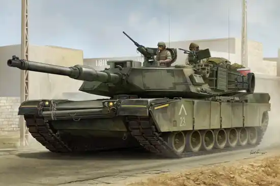 1 16 Trumpeter 00926 M1A1 AIM Main Battle Tank - Amerikaanse Hoofdgevechtstank Plastic Modelbouwpakket Hete Deal