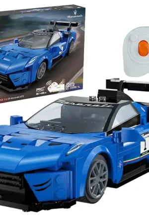 Koop Online 1 20 Jamara 402877 - RC CaDA Bricks - Maserati GT2 - Blauw - 2,4 GHz - 320-delig Bouwstenen set
