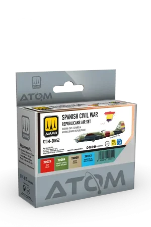Premium AMMO MIG 20952 ATOM - Spanish Civil War - Republicans Air - Acryl Set 4x20 ml Verf set
