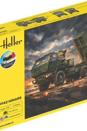 Weekendaanbieding 1 72 Heller 35806 M142 HIMARS - Amerikaans Raketartillerievoertuig - Starter Kit Plastic Modelbouwpakket