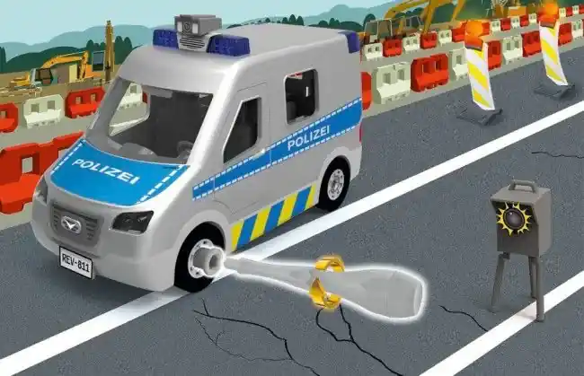 Revell Junior Kit Police Van Gecertificeerd