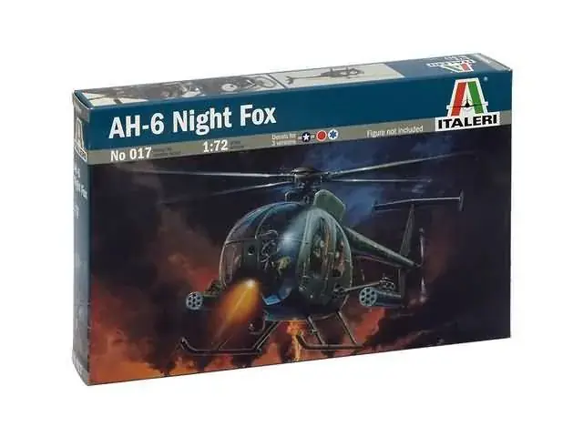 Snelle Levering Italeri 1/72 AH-6 Night Fox