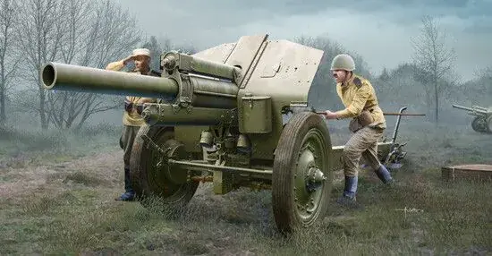Voordeelprijs Trumpeter 1/35 Soviet 122mm Howitzer 1938 M-30 Late Version