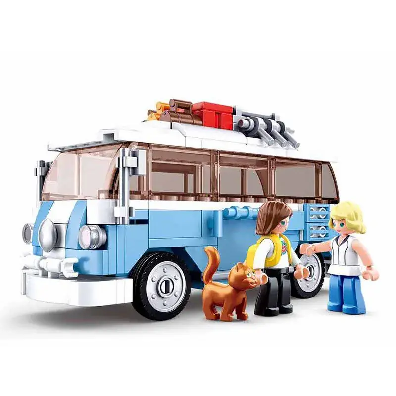 Sluban Hippy Bus bouwstenen set (M38-B0707) Superprijs