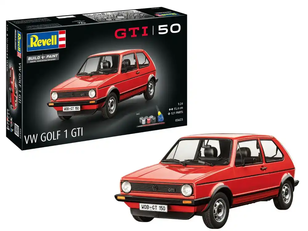 Beperkt Aanbod Revell - 1/24 50 Years of the VW Golf 1 GTi