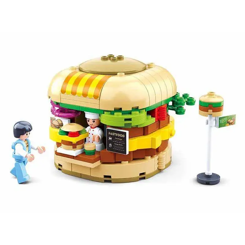 Sluban Hamburger House bouwstenen set Fabrieksprijs