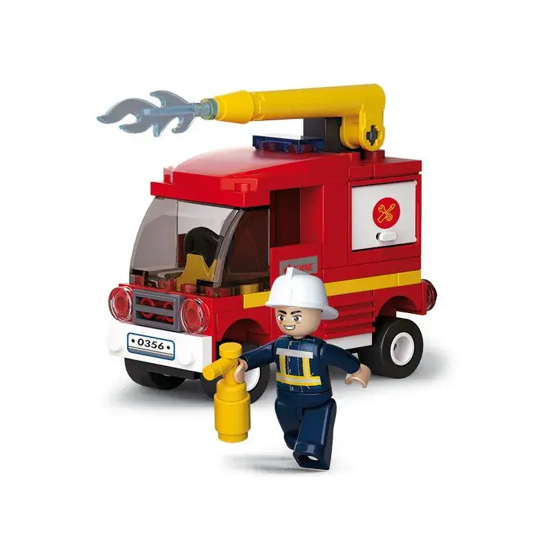 Sluban Fire Truck bouwstenen set Voordeelprijs