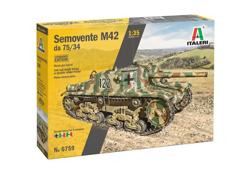 Weekendaanbieding Italeri - 1/35 Semovente M42 da 75/34