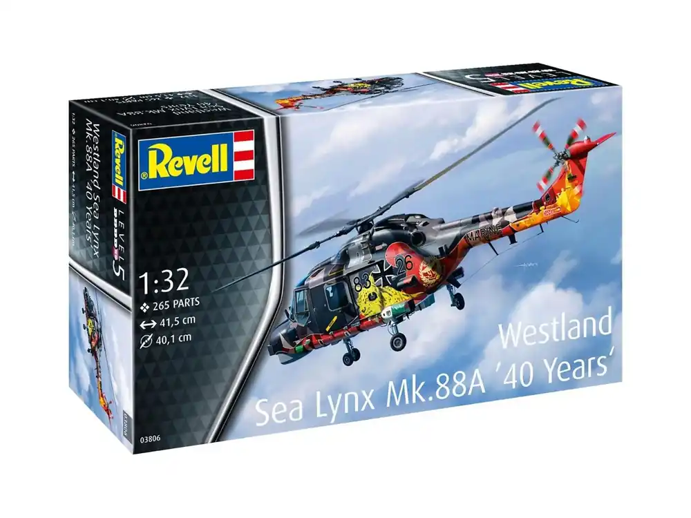 Revell 1/32 Westland Sea Lynx Mk.88A (40 Years Special Edition) Bestel Nu