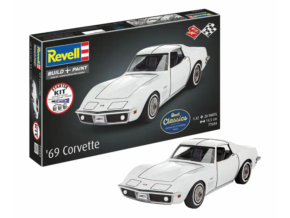 Revell Corvette C3 modelbouwpakket - Starter kit Hete Deal
