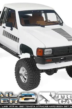 RC4WD Trail Finder 2 LWB RTR w/ 1987 Toyota XtraCab Hard Body Set (wit) Korting