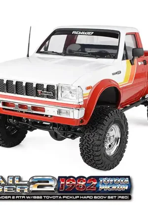 Populair RC4WD Trail Finder 2 RTR w/ 1982 Toyota Pickup Hard Body Set - Rood
