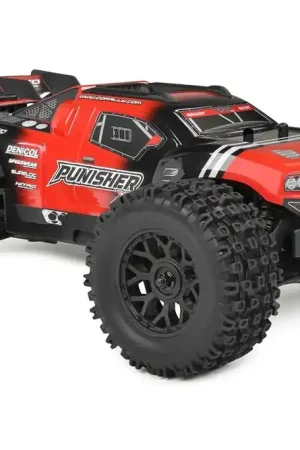 Team Corally 1/12 PUNISHER XD - RTR - Rood - Brushed 2S Actieprijs