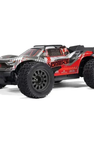 Arrma 1/10 Vorteks 223S DSC 4x4 brushless truggy RTR - Rood Beperkt Aanbod