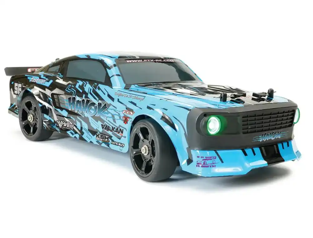 FTX Havok 1/14 4WD Drift Roadster RTR - Blauw Direct Verzonden