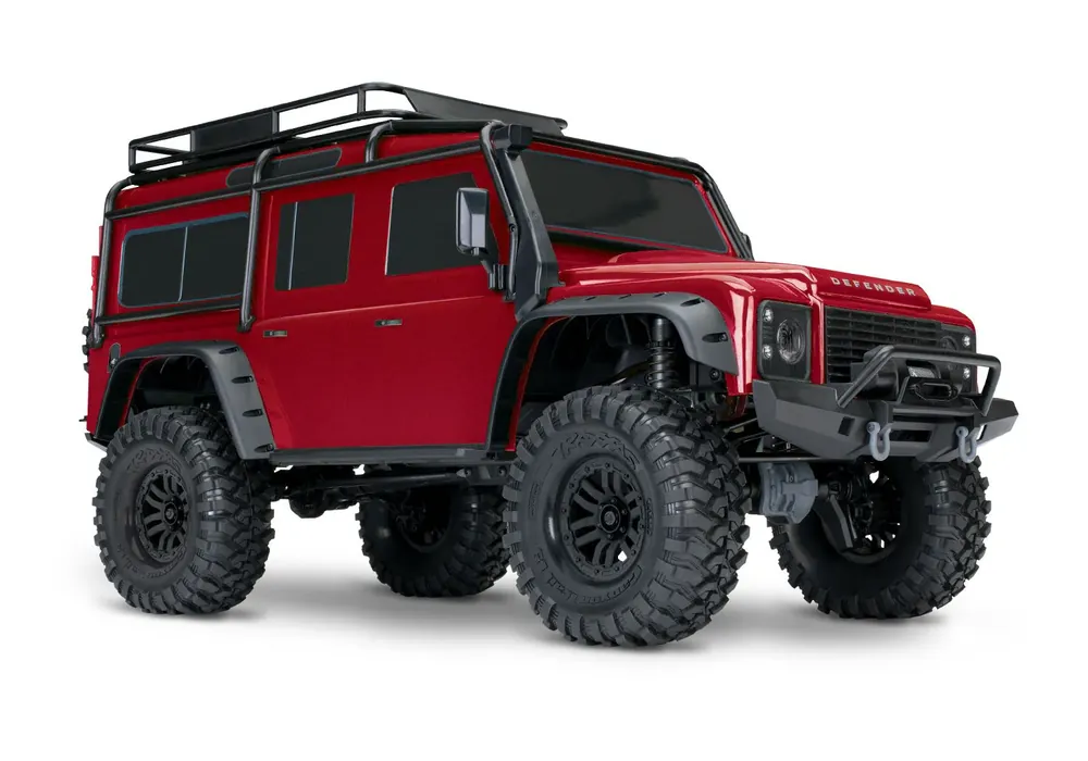 Traxxas TRX-4 Land Rover Defender Clipless - Rood Superprijs