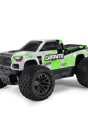 Arrma 1/10 Granite Mega 665 4X4 RTR Brushed Monster Truck - Groen Express Levering