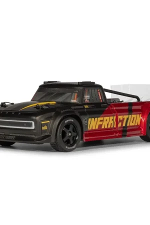 Arrma 1/8 Infraction 223S DSC 4X4 RTR - Zwart/Rood Gecertificeerd