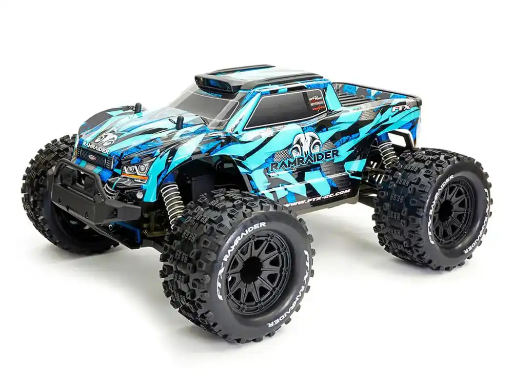 FTX 1/10 RamRaider Brushed MT 4WD RTR - Blauw Beste Prijs