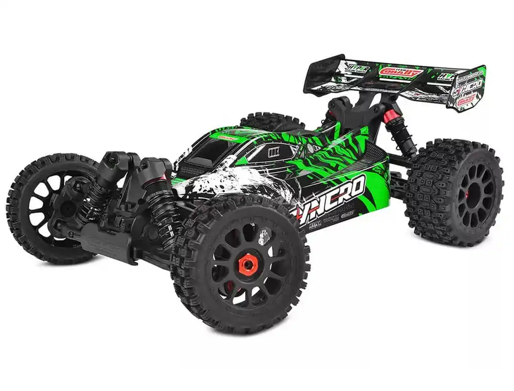 Merkproduct Team Corally Syncro Brushless 2WD RTR - Groen (voor 3S/4S lipo‘s)