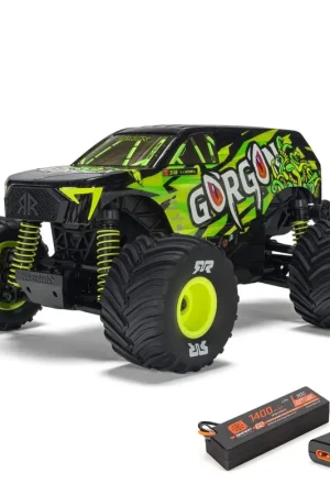 Arrma Gorgon Grom 4x4 1/16 electro RTR - Geel Exclusieve Aanbieding