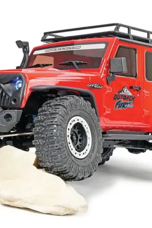 Snelle Levering FTX 1/10 Outback Fury 3.0 4x4 electro crawler RTR - Rood