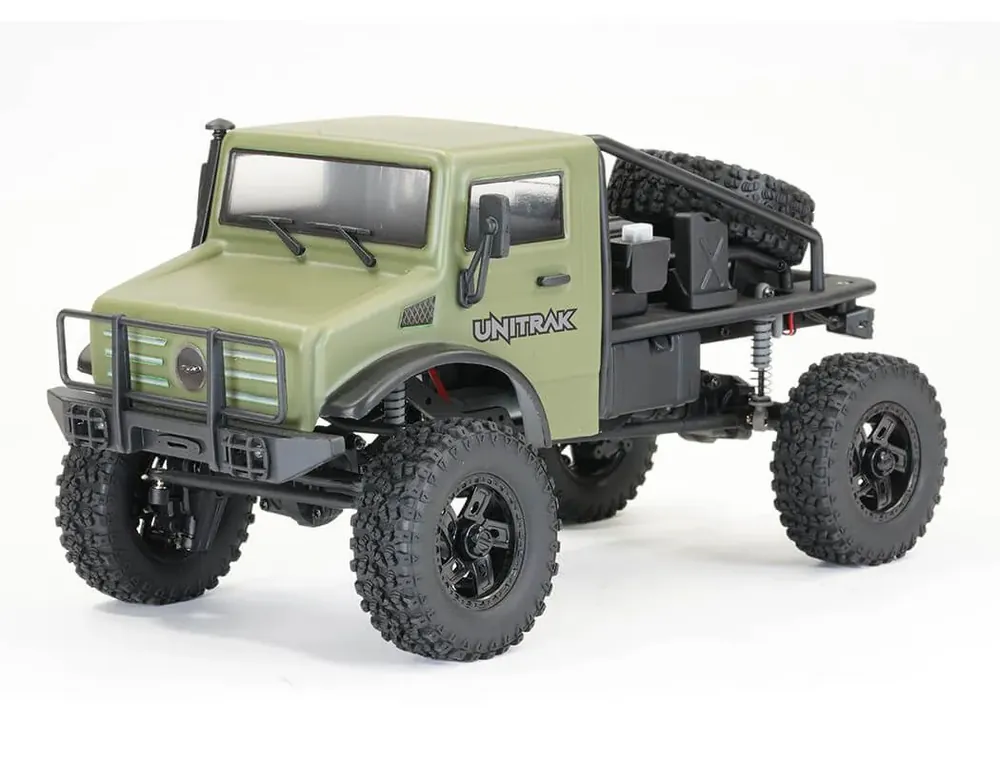 Laatste Kans FTX Outback Mini XP Unitrak 4WD electro crawler RTR - Groen
