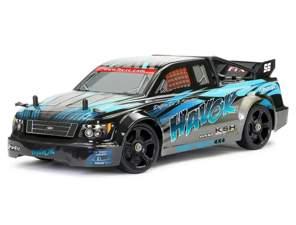 Koop Online FTX Havok 1/14 4WD Drift Truck RTR - Blauw